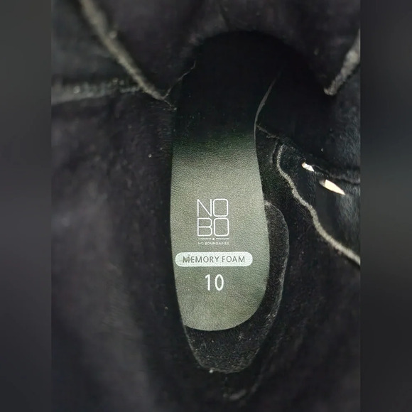 No Boundaries Black Studded Chunky Platform Womens Boots Size 10 - Picture 11 of 11